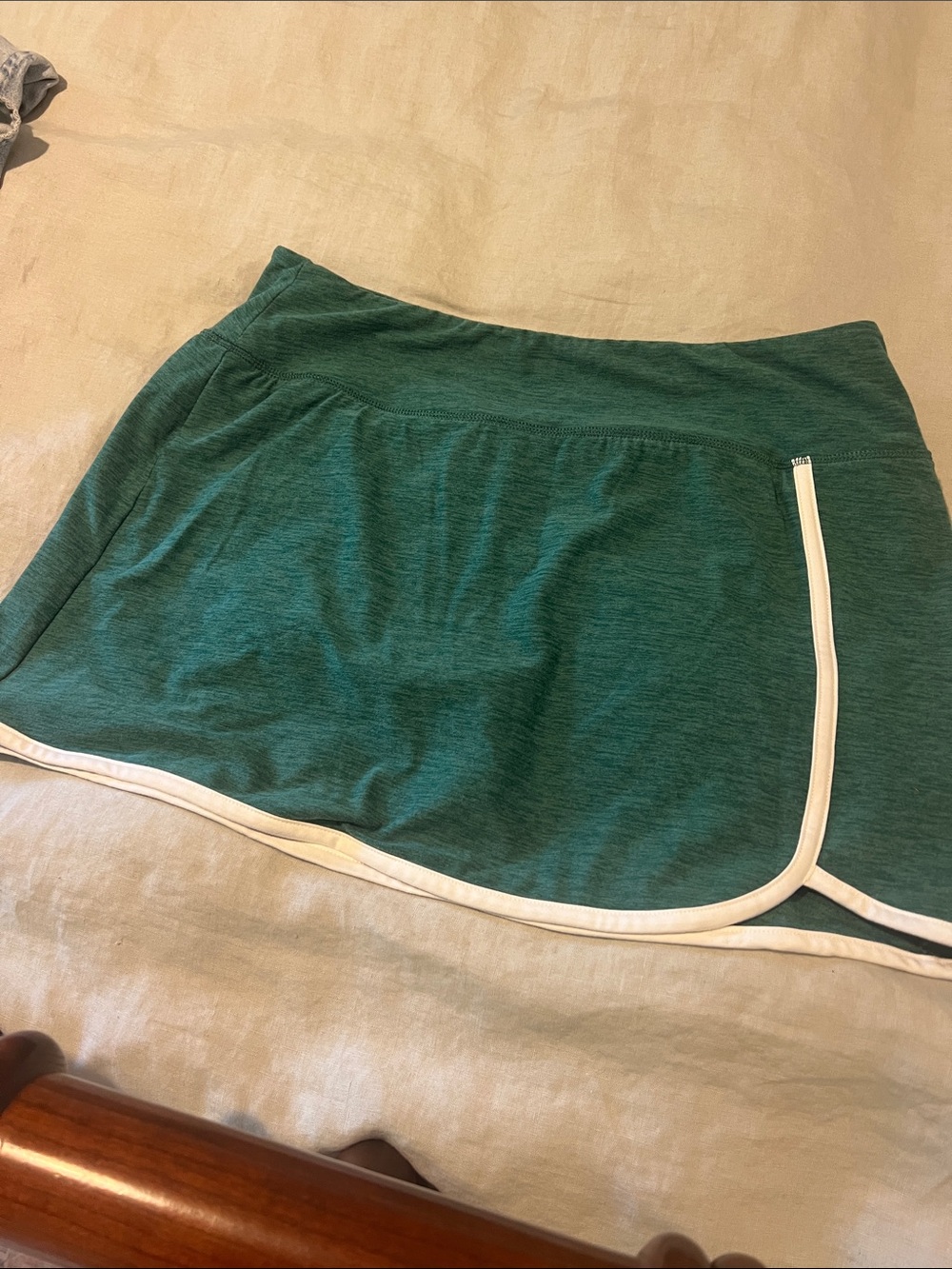 Athletic Works Teal Skort with White Trim